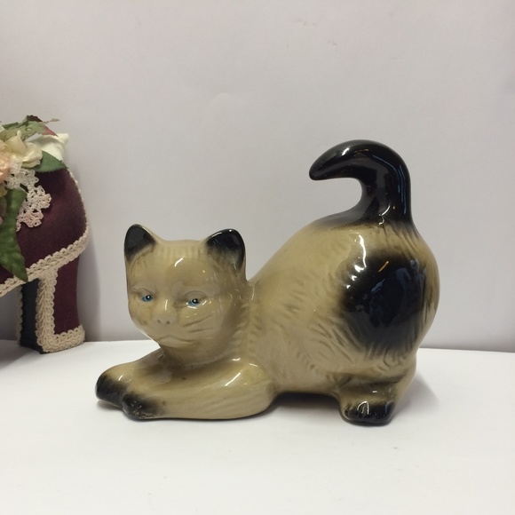 Vintage Siamese Handcrafted Collectibles Figurine MCS Brazil - Picture 1 of 8
